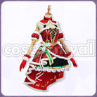 Daiwa Scarlet Nuit Étoilée de Scarlet Christmas Outfit Cosplay cosplay costume from Umamusume: Pretty Derby, front view 3