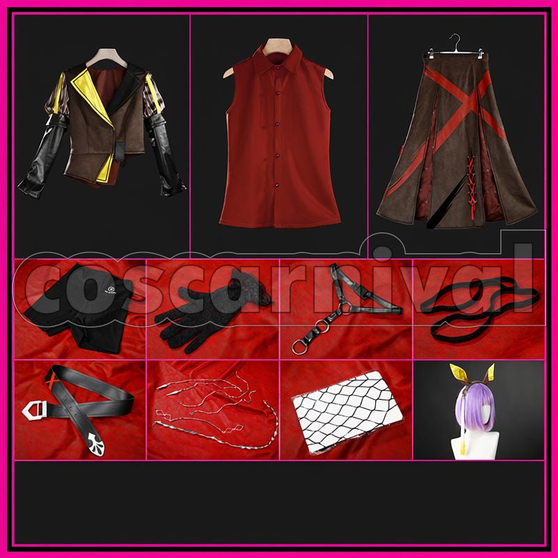 Dream Journey Race Outfit Cosplay cosplay costume from Umamusume: Pretty Derby, set view