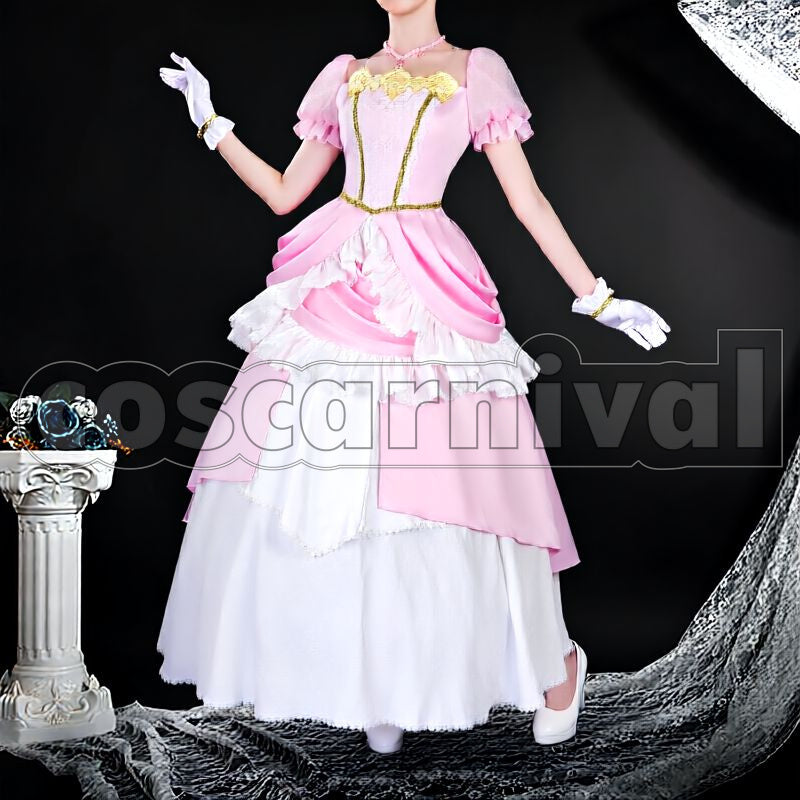 Gentildonna La dama perfetta Wedding Dress Cosplay cosplay costume from Umamusume: Pretty Derby, front view 2