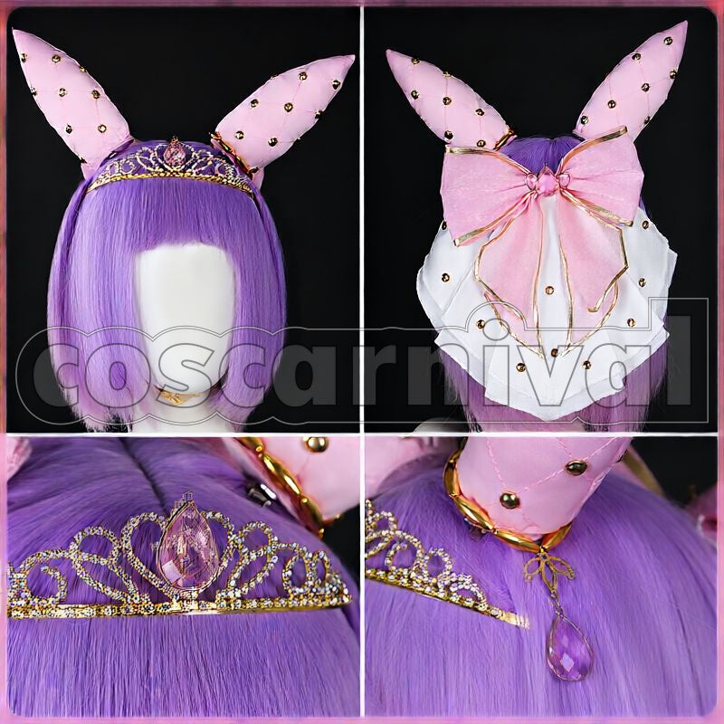 Gentildonna La dama perfetta Wedding Dress Cosplay cosplay costume from Umamusume: Pretty Derby, accessory view