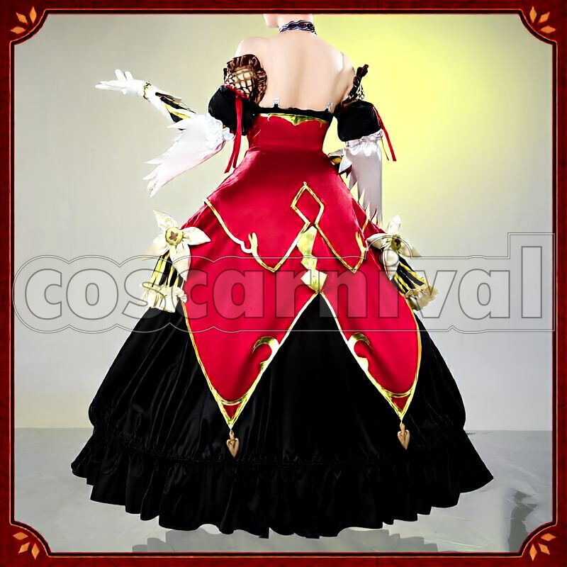 Gentildonna Race Outfit Cosplay cosplay costume from Umamusume: Pretty Derby, back view