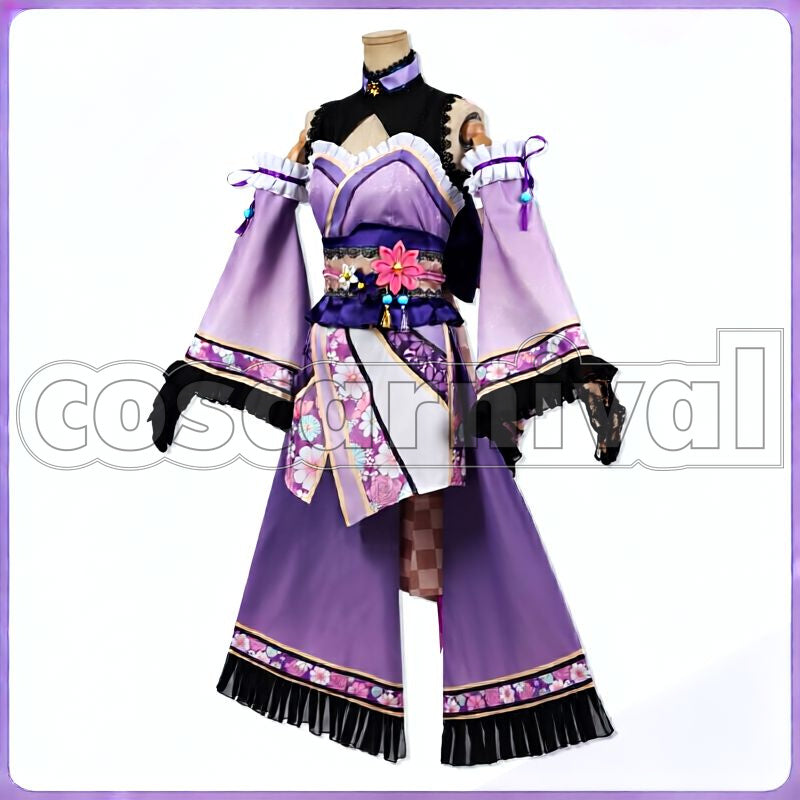 Gold City Autumn Cosmos Kimono Cosplay cosplay costume from Umamusume: Pretty Derby, front view 9
