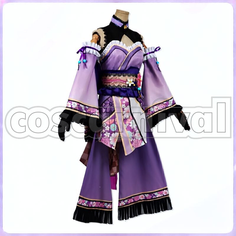Gold City Autumn Cosmos Kimono Cosplay cosplay costume from Umamusume: Pretty Derby, front view 10