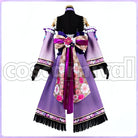 Gold City Autumn Cosmos Kimono Cosplay cosplay costume from Umamusume: Pretty Derby, back view