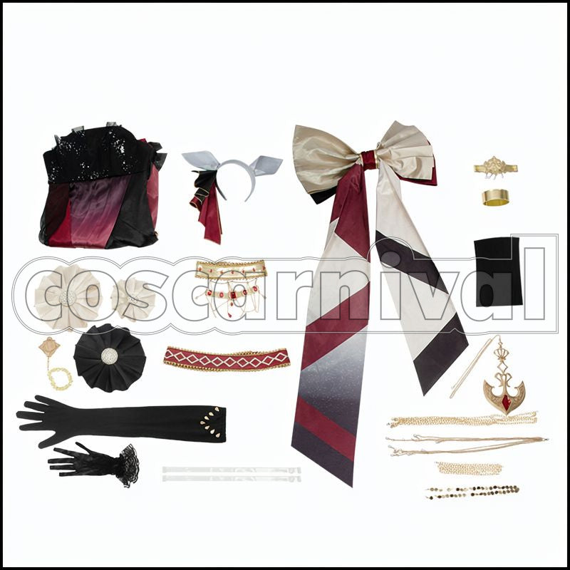 Gold Ship La mode 564 Cosplay cosplay costume from Umamusume: Pretty Derby, set view