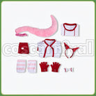 Haru Urara Race Outfit Cosplay cosplay costume from Umamusume: Pretty Derby, set view