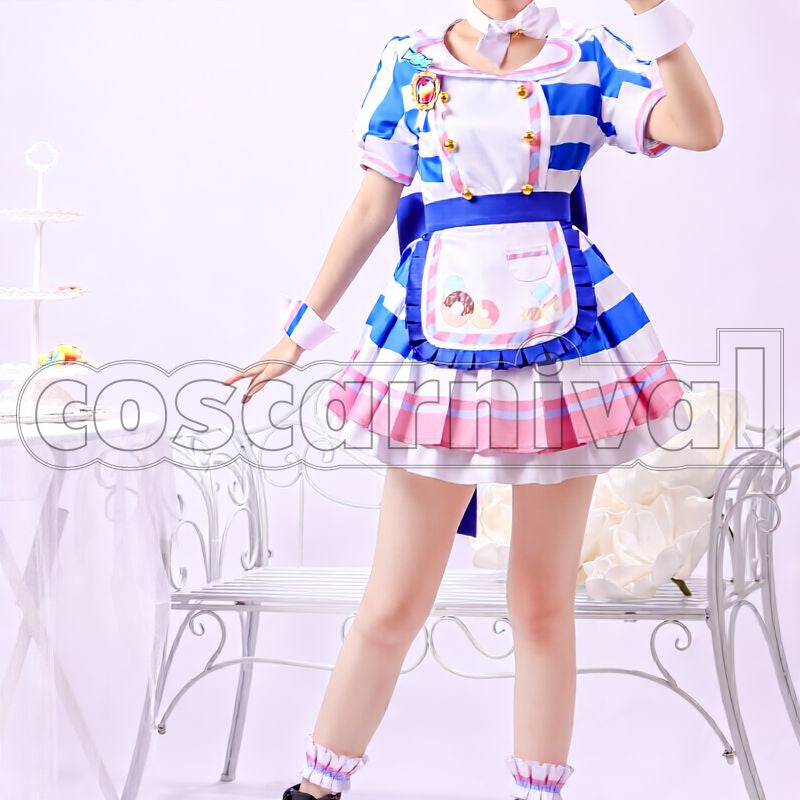 Hishi Akebono Race Outfit Cosplay cosplay costume from Umamusume: Pretty Derby, front view 2