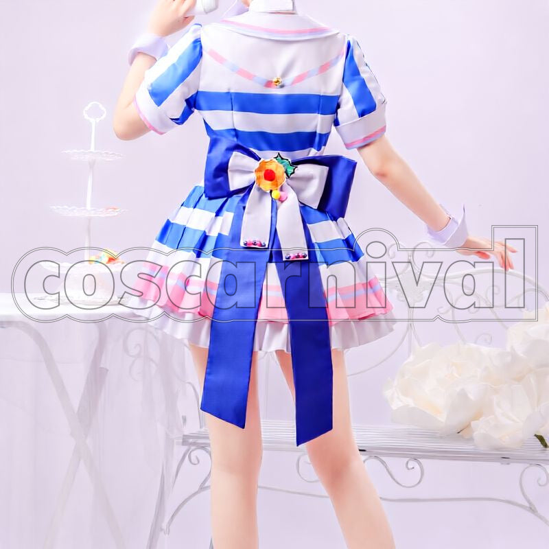 Hishi Akebono Race Outfit Cosplay cosplay costume from Umamusume: Pretty Derby, back view
