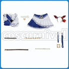 Hishi Amazon Race Outfit Cosplay cosplay costume from Umamusume: Pretty Derby, set view