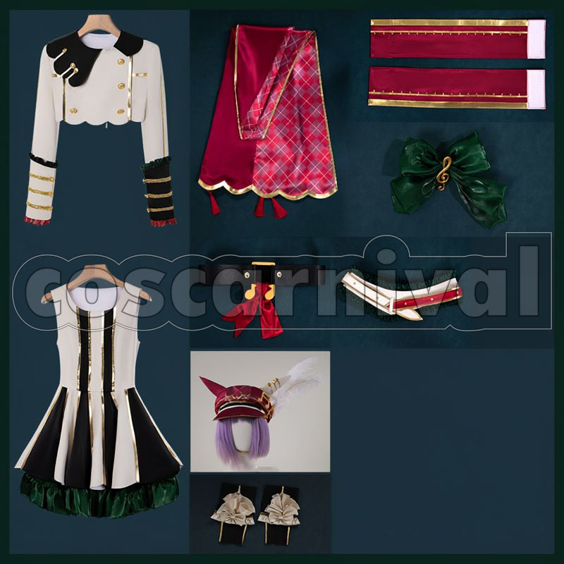 Marche Lorraine Race Outfit Cosplay cosplay costume from Umamusume: Pretty Derby, set view