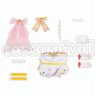 Mayano Top Gun Sunlight Bouquet Cosplay cosplay costume from Umamusume: Pretty Derby, set view