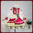 Mejiro Bright O Twinkling Snow Lolita Christmas Outfit Cosplay cosplay costume from Umamusume: Pretty Derby, front view 3