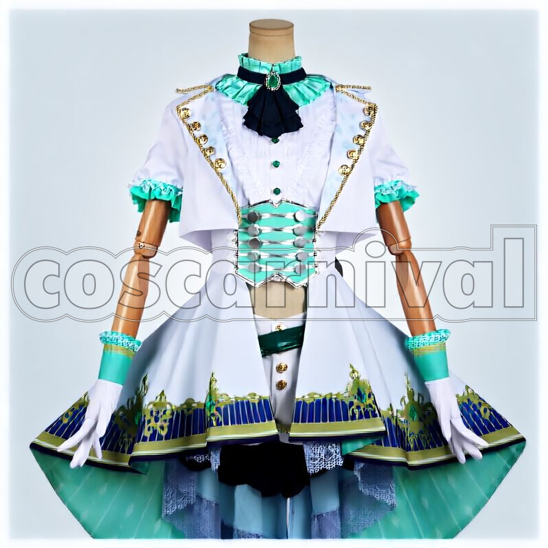 Mejiro McQueen End of the Skies Cosplay cosplay costume from Umamusume: Pretty Derby, front view 1