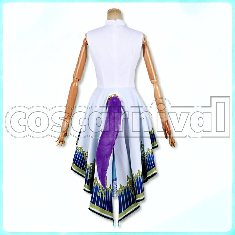 Mejiro McQueen End of the Skies Cosplay cosplay costume from Umamusume: Pretty Derby, back view 2