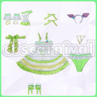 Mejiro McQueen Fair Lady of the Waves Swimsuit Cosplay cosplay costume from Umamusume: Pretty Derby, set view