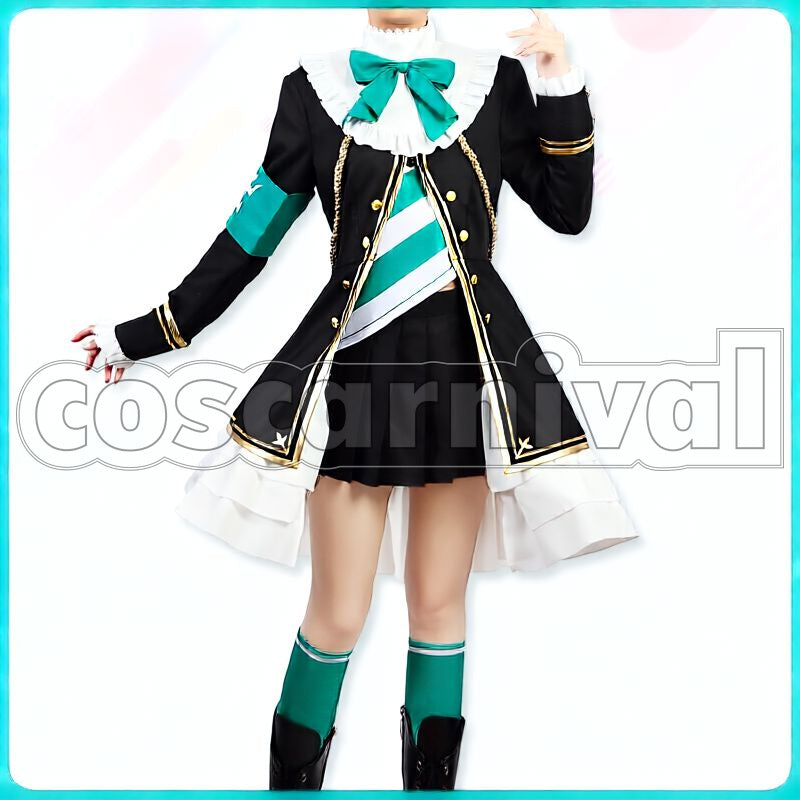 Mejiro McQueen Race Outfit Cosplay cosplay costume from Umamusume: Pretty Derby, front view 2