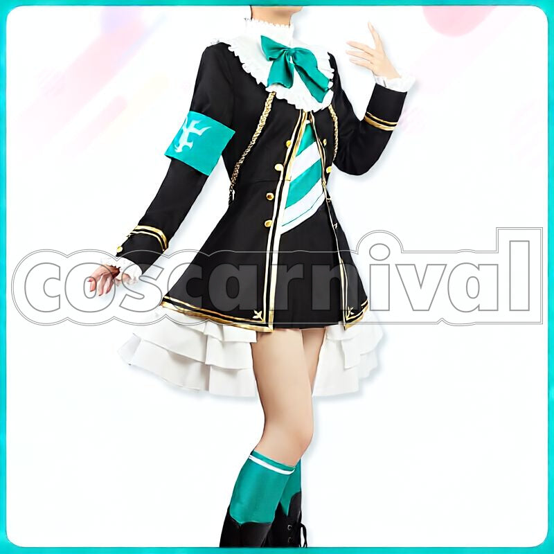 Mejiro McQueen Race Outfit Cosplay cosplay costume from Umamusume: Pretty Derby, front view 3