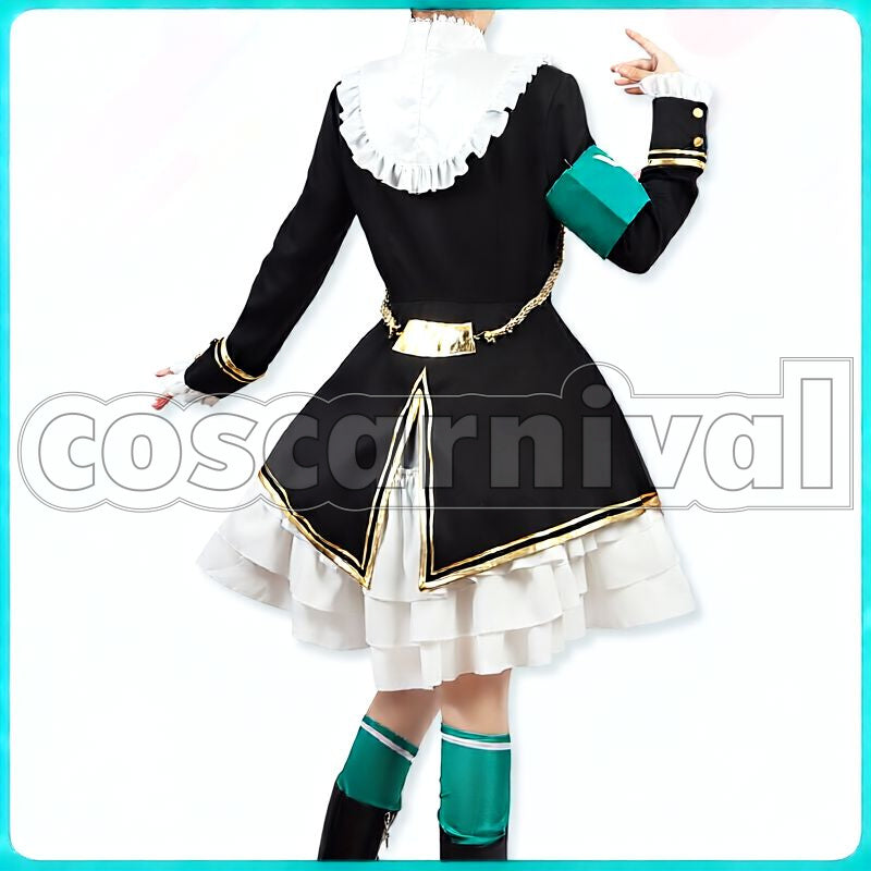 Mejiro McQueen Race Outfit Cosplay cosplay costume from Umamusume: Pretty Derby, back view