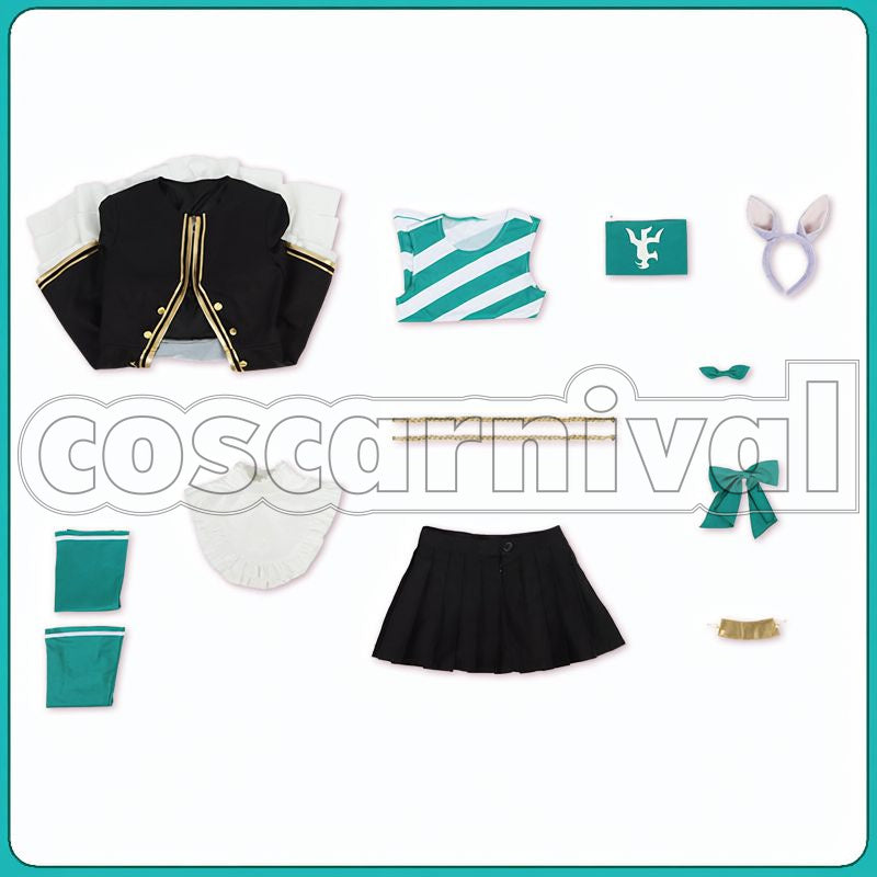 Mejiro McQueen Race Outfit Cosplay cosplay costume from Umamusume: Pretty Derby, set view