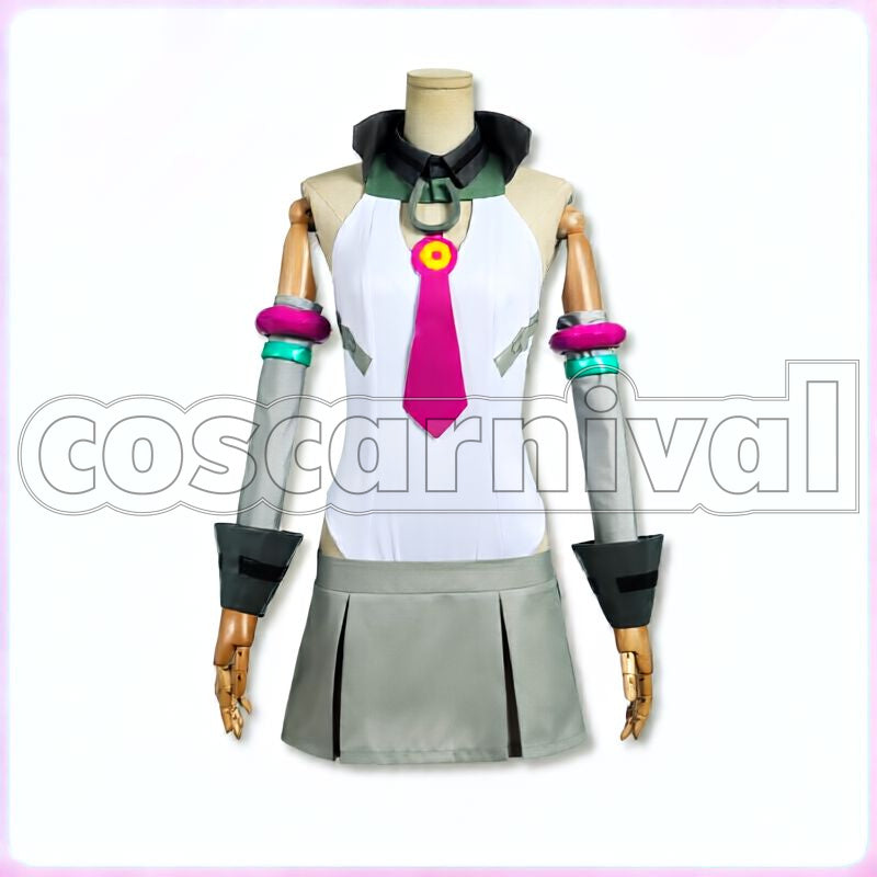 Mihono Bourbon Race Outfit Cosplay cosplay costume from Umamusume: Pretty Derby, front view 2