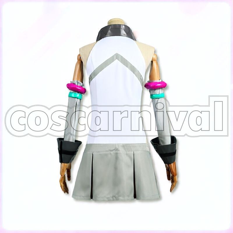 Mihono Bourbon Race Outfit Cosplay cosplay costume from Umamusume: Pretty Derby, back view