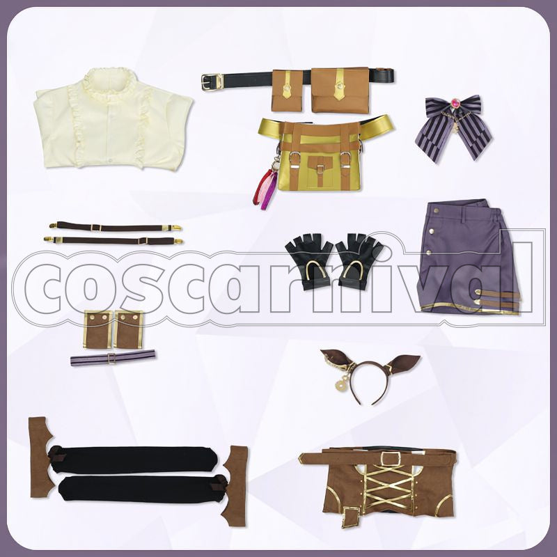 Narita Taishin Difference Engineer New Outfit Cosplay cosplay costume from Umamusume: Pretty Derby, set view