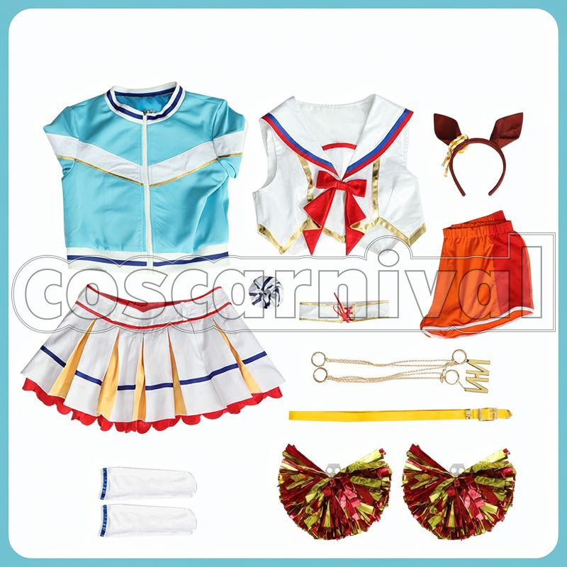 Nice Nature RUN&WIN Cosplay cosplay costume from Umamusume: Pretty Derby, set view