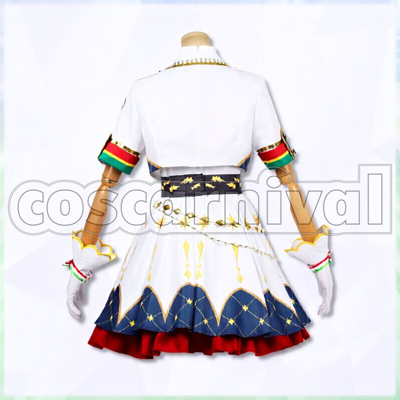 Oguri Cap Ashen Miracle Christmas Outfit Cosplay cosplay costume from Umamusume: Pretty Derby, back view 1