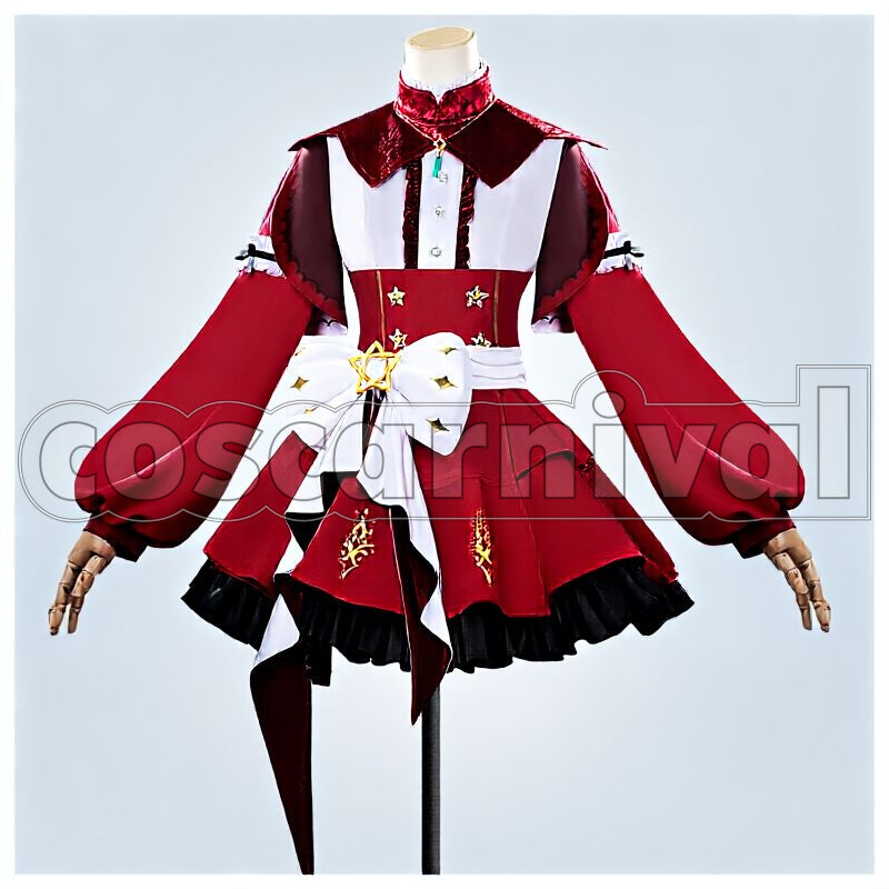 Red Desire Race Outfit Cosplay cosplay costume from Umamusume: Pretty Derby, front view 1