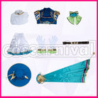 Satono Diamond Chevalier Bleu Cosplay cosplay costume from Umamusume: Pretty Derby, set view