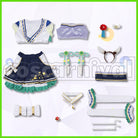 Satono Diamond Jade's Prosperity Miko Outfit Cosplay cosplay costume from Umamusume: Pretty Derby, set view