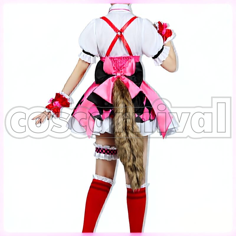 Smart Falcon Race Outfit Cosplay cosplay costume from Umamusume: Pretty Derby, back view