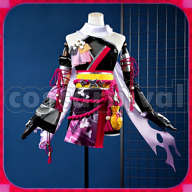 Super Creek Flower Mirage in Blessed Rain Cosplay cosplay costume from Umamusume: Pretty Derby, front view 2