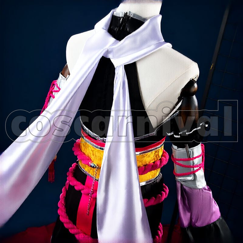 Super Creek Flower Mirage in Blessed Rain Cosplay cosplay costume from Umamusume: Pretty Derby, back view 3