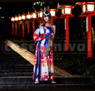 Symboli Rudolf Archer by Moonlight Kimono Cosplay cosplay costume from Umamusume: Pretty Derby, front view 2