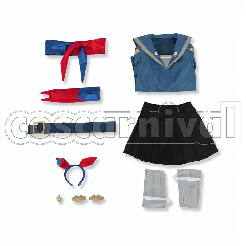 Tamamo Cross Cosplay cosplay costume from Umamusume: Pretty Derby, set view
