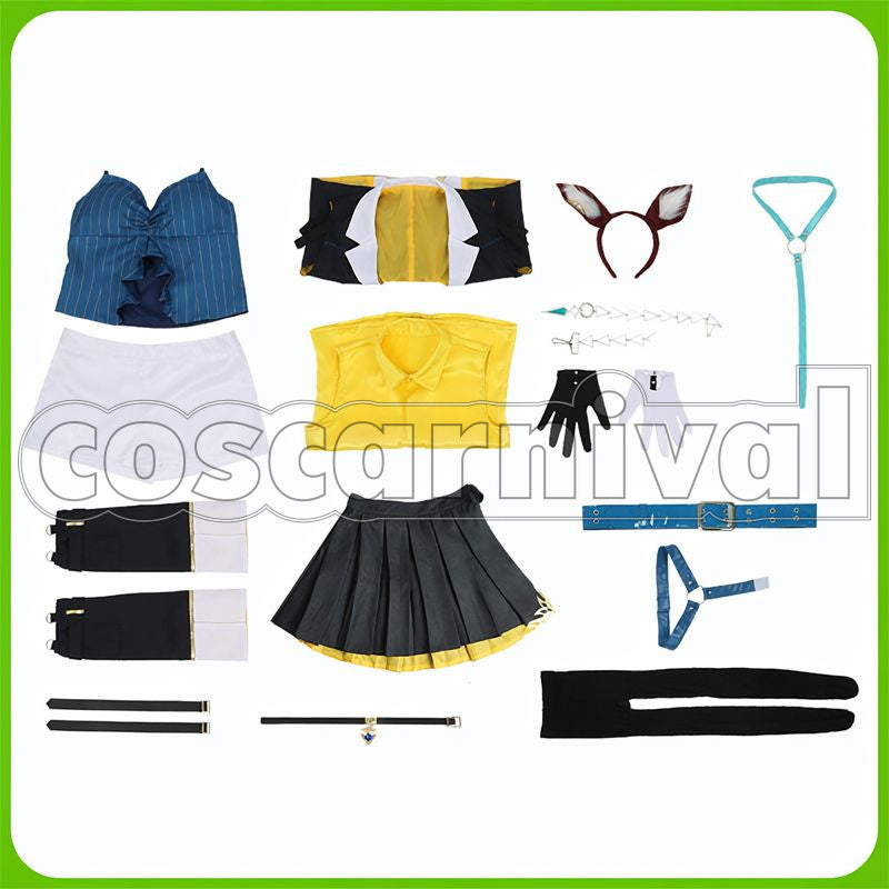 Tanino Gimlet Race Outfit Cosplay cosplay costume from Umamusume: Pretty Derby, set view