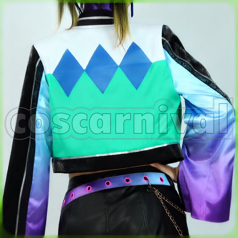 Tosen Jordan Race Outfit Cosplay cosplay costume from Umamusume: Pretty Derby, back view 2