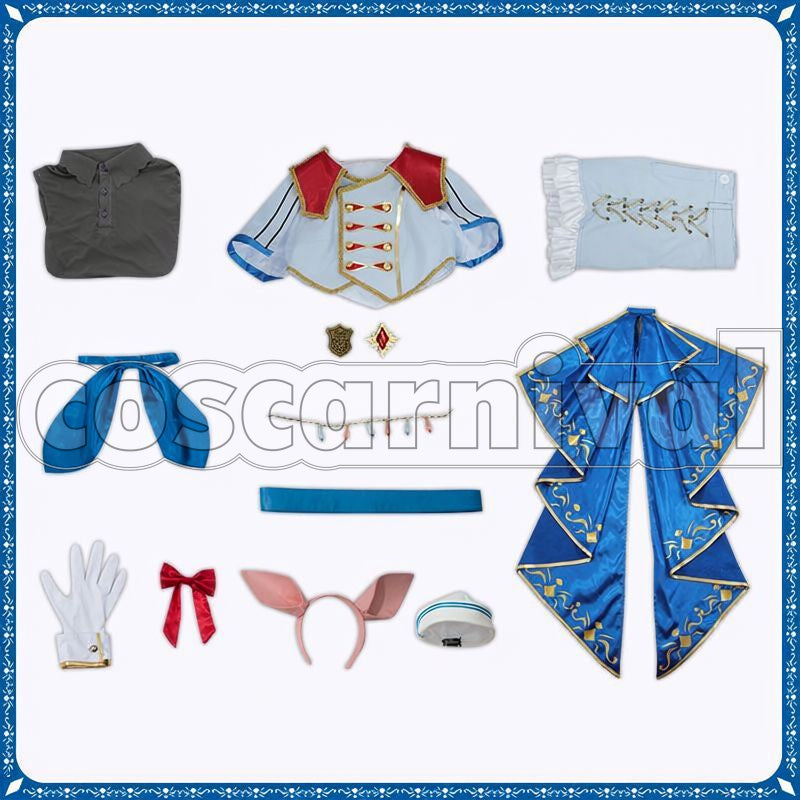 Venus Paques Race Outfit Cosplay cosplay costume from Umamusume: Pretty Derby, set view