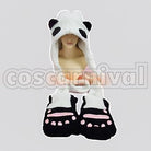 Panda Hat Tail Gloves cosplay costume from Un-Go Inga, detail-5