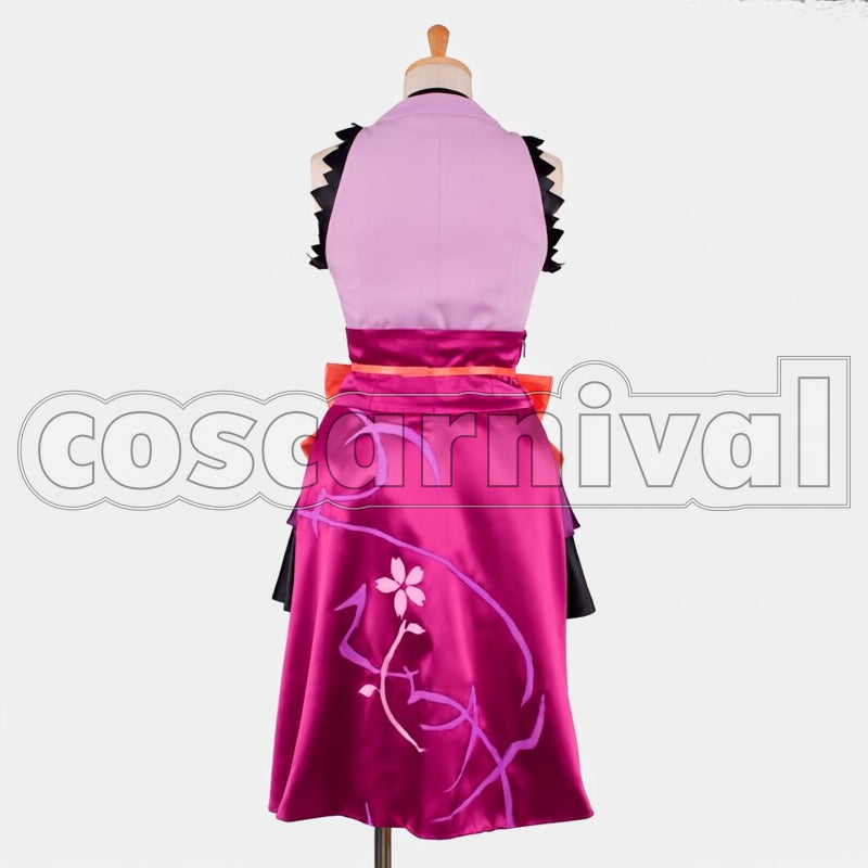 Komurasaki cosplay costume from Unbreakable Machine-Doll, back view