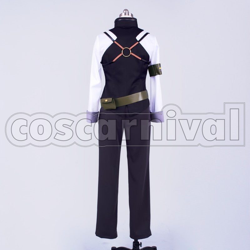 Raishin Akabane cosplay costume from Unbreakable Machine-Doll, back view