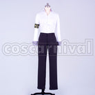 Raishin Akabane cosplay costume from Unbreakable Machine-Doll, front view 2