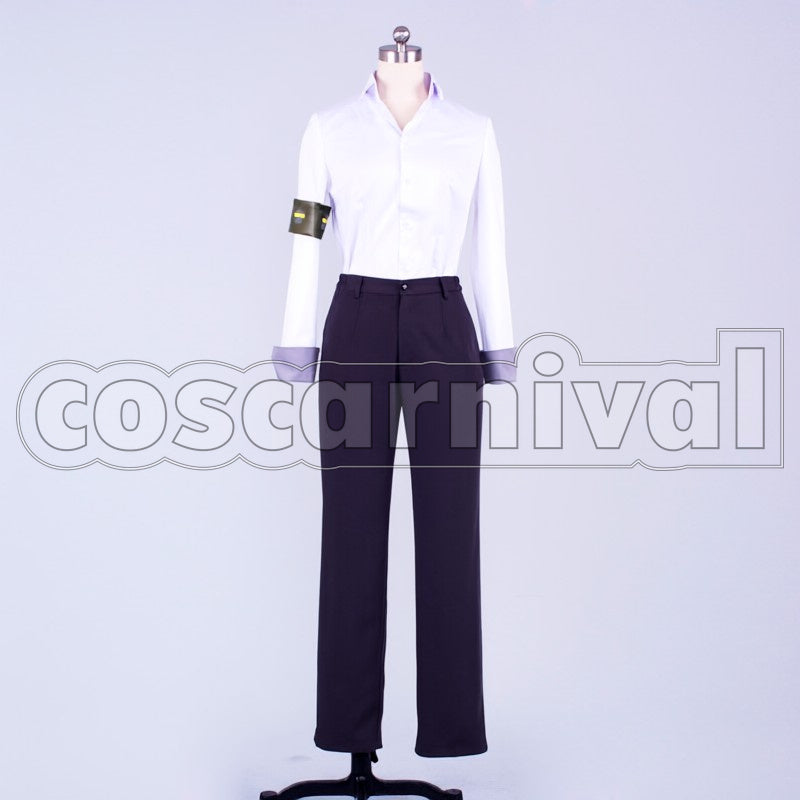 Raishin Akabane cosplay costume from Unbreakable Machine-Doll, front view 2