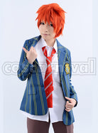 Saotome Academy Class A Otoya Ittoki Boys cosplay costume from Uta no Prince-sama, front view 3