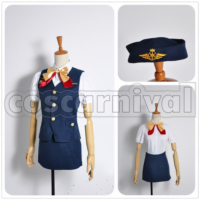 Shining Airlines Haruka Nanami cosplay costume from Uta no Prince-sama, front view 2