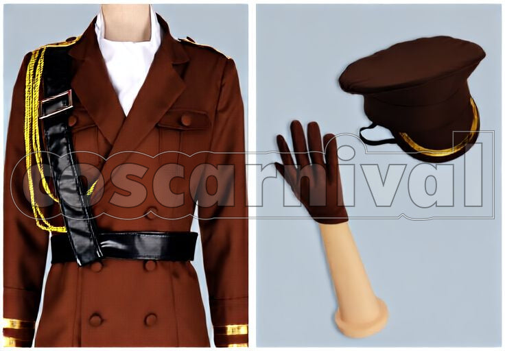 Shinomiya Debut Military Uniform Cosplay cosplay costume from Uta no Prince-sama Natsuki, set view