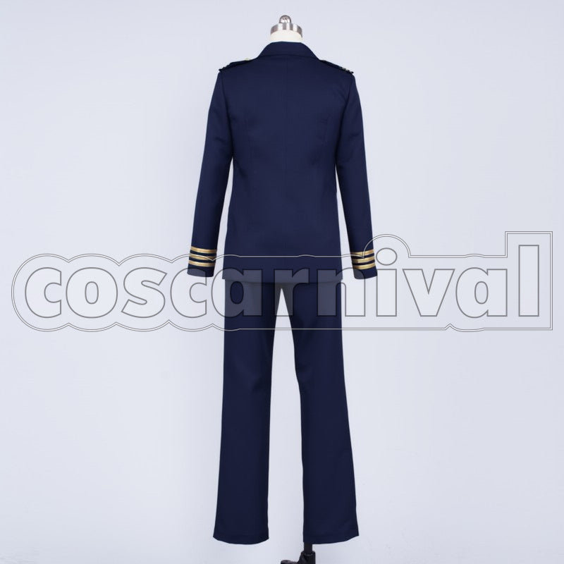 Shining Airlines New Pilot cosplay costume from Uta no Prince-sama, back view 2