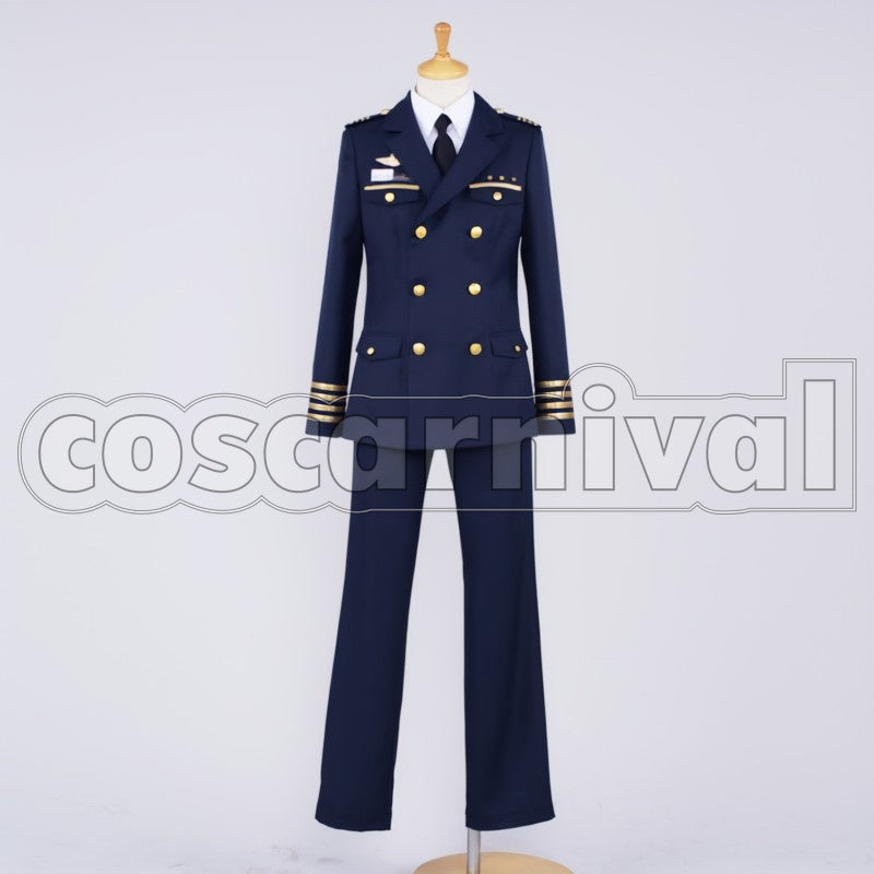 Shining Airlines Senior Pilot cosplay costume from Uta no Prince-sama, front view 2
