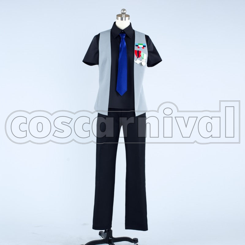 Maji LOVE 2000 Ranmaru Kurosaki cosplay costume from Uta no Prince-sama, front view